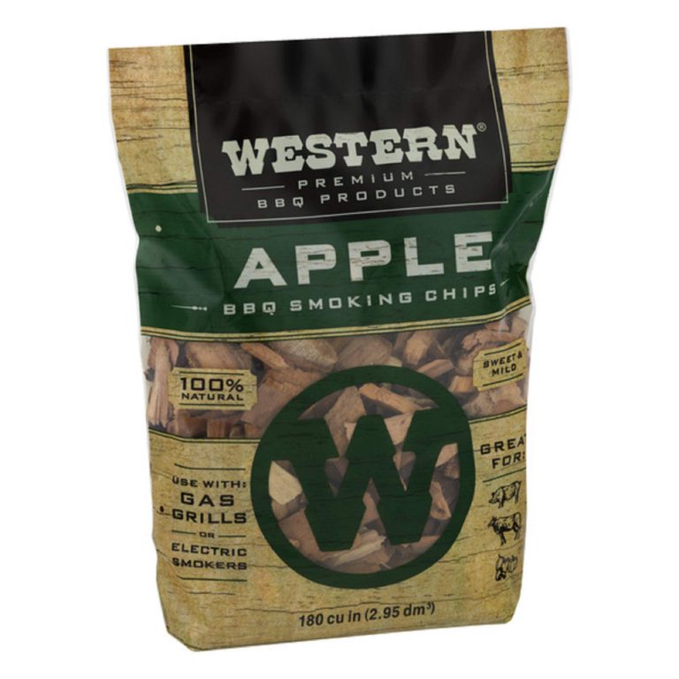Western Premium BBQ Products Apple BBQ Smoking Chips, 180 cu in - $14.95