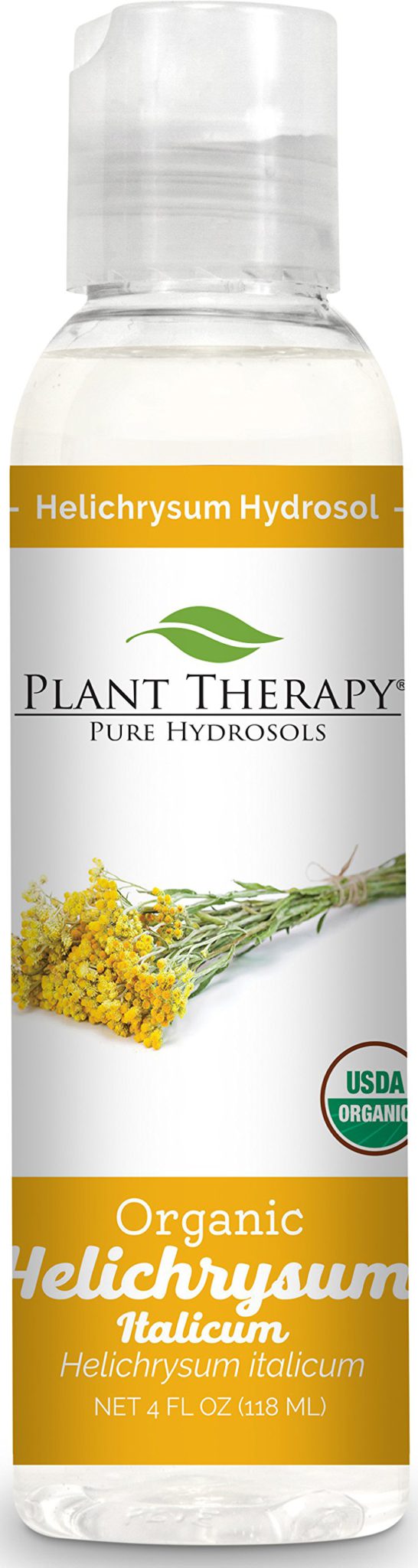 Plant Therapy Organic Helichrysum Hydrosol. (Flower Water, Floral Water, Hydrolats, Distillates) Bi-Product of Essential Oils. 4 Ounce. - $18.95