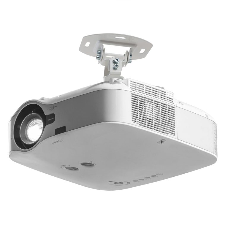 Mount Factory Universal Low Profile Ceiling Projector Mount - White - $19.95
