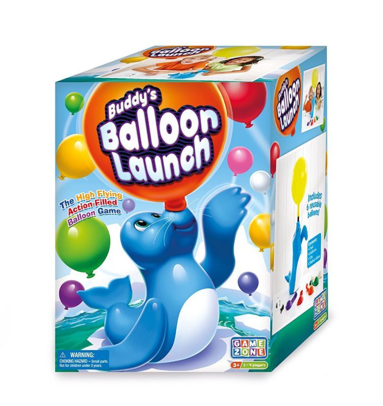 Game Zone Buddy’s Balloon Launch Game – 2 to 4 Players – Ages 3+ - $21.95