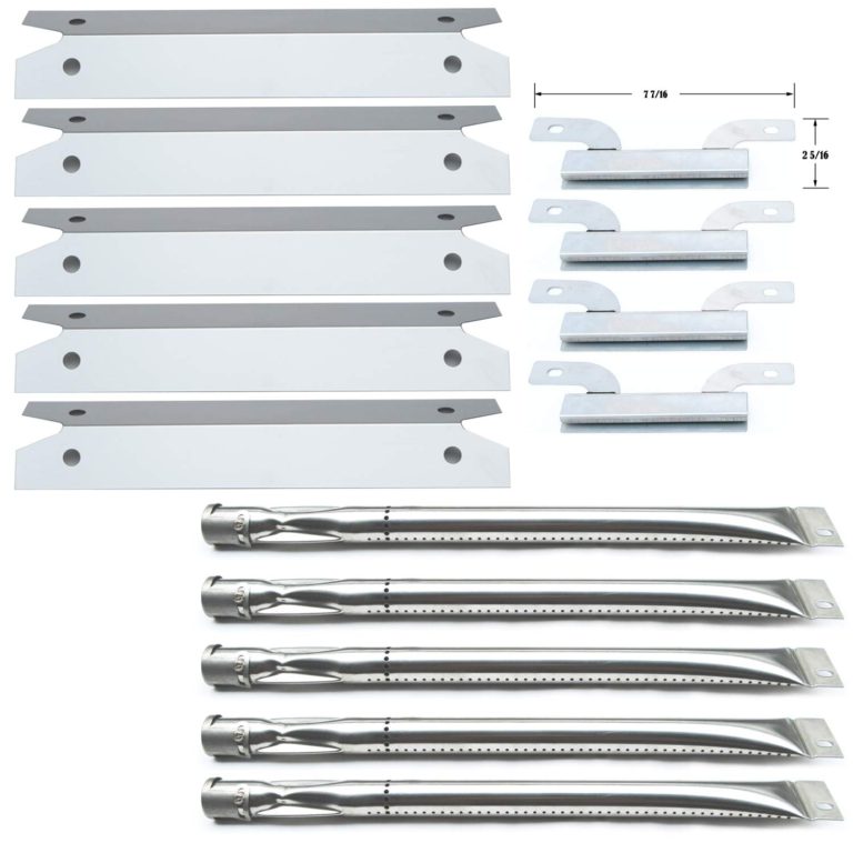 Direct store Parts Kit DG261 Replacement Gas Grill Brinkmann 810-1575-W Gas Grill Parts Kit (Stainless Steel Burner + Stainless Steel Carry-Over Tubes + Stainless Steel Heat Plate) - $38.95