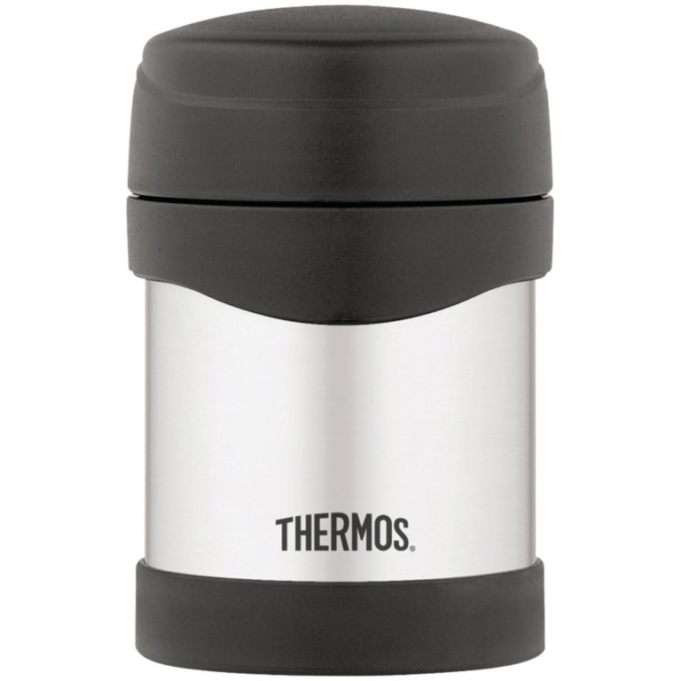Thermos 2330TRI6 Vacuum Insulated Food Jar, 10 oz Stainless Steel/Black - $20.95