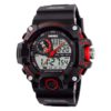 COCOTINA Mens Digital 50M Waterproof LED Alarm Multifunction Boy Sport Wrist Watch Red - $13.95