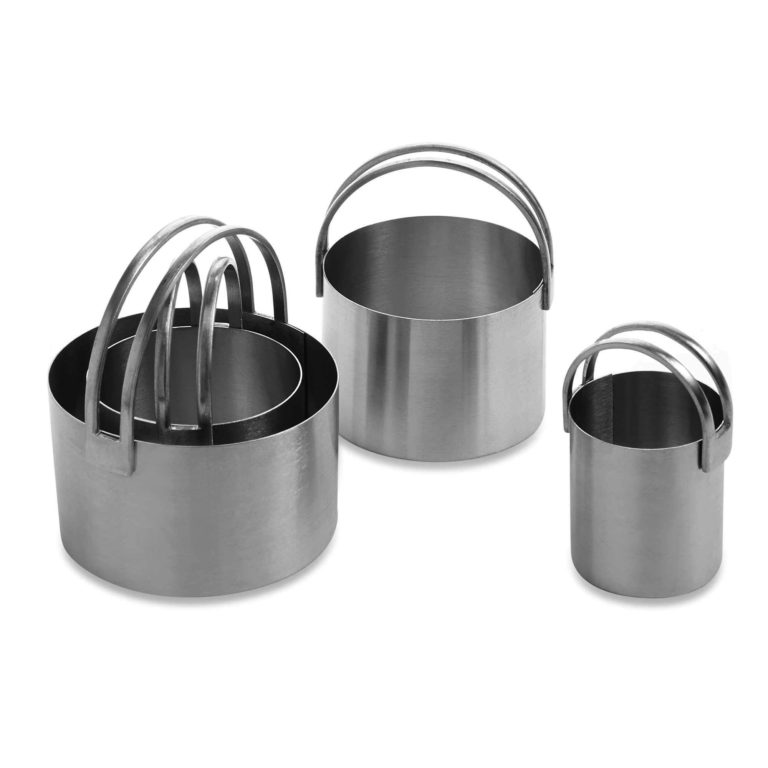 RSVP Endurance Stainless Steel Set of 4 Biscuit Cutters, Plain Edged Round - $15.95