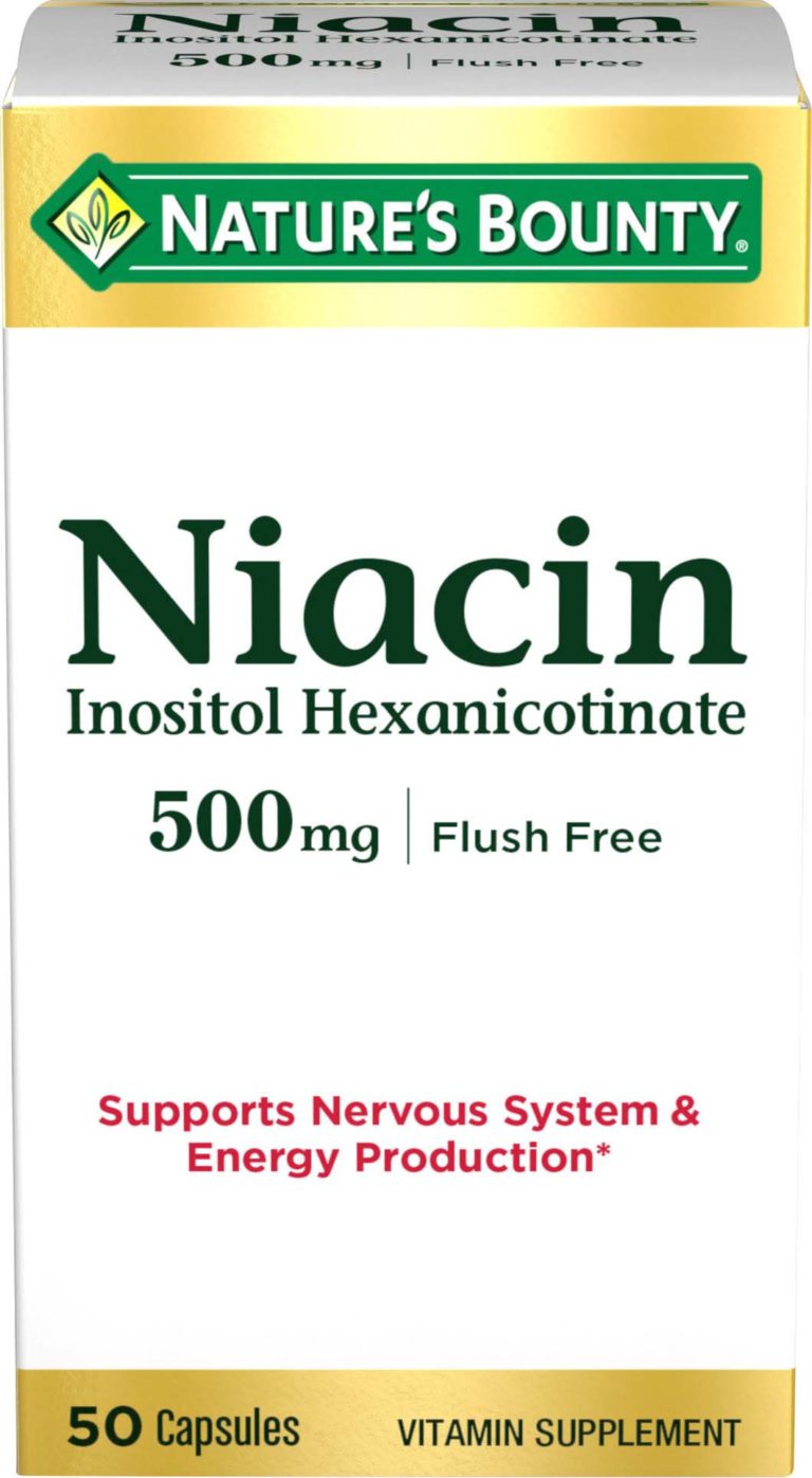 Nature's Bounty Niacin Pills and Supplement, Supports Nervous System and Energy Production, 500mg, 50 Capsules 500 mg 50 Count - $9.95