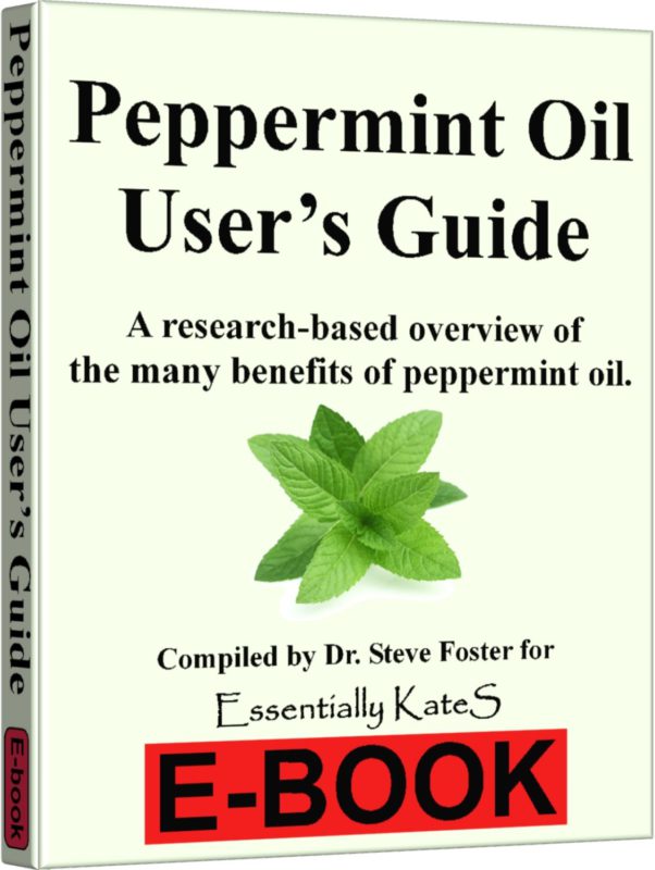 Peppermint Essential Oil 4 oz. with Detailed User's Guide E-book and Glass Dropper by Essentially KateS. - $21.95