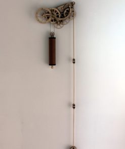 Abong Laser-Cut Mechanical Wooden Pendulum Clock - 3D Clock Puzzle Model Kit - DIY Wooden Clock Kit - $77.95