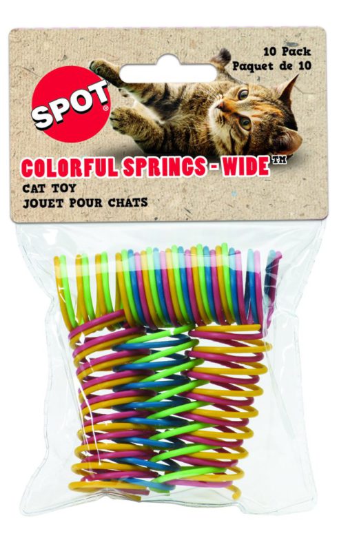 Ethical Wide Colorful Springs Cat Toy 1 - $9.95