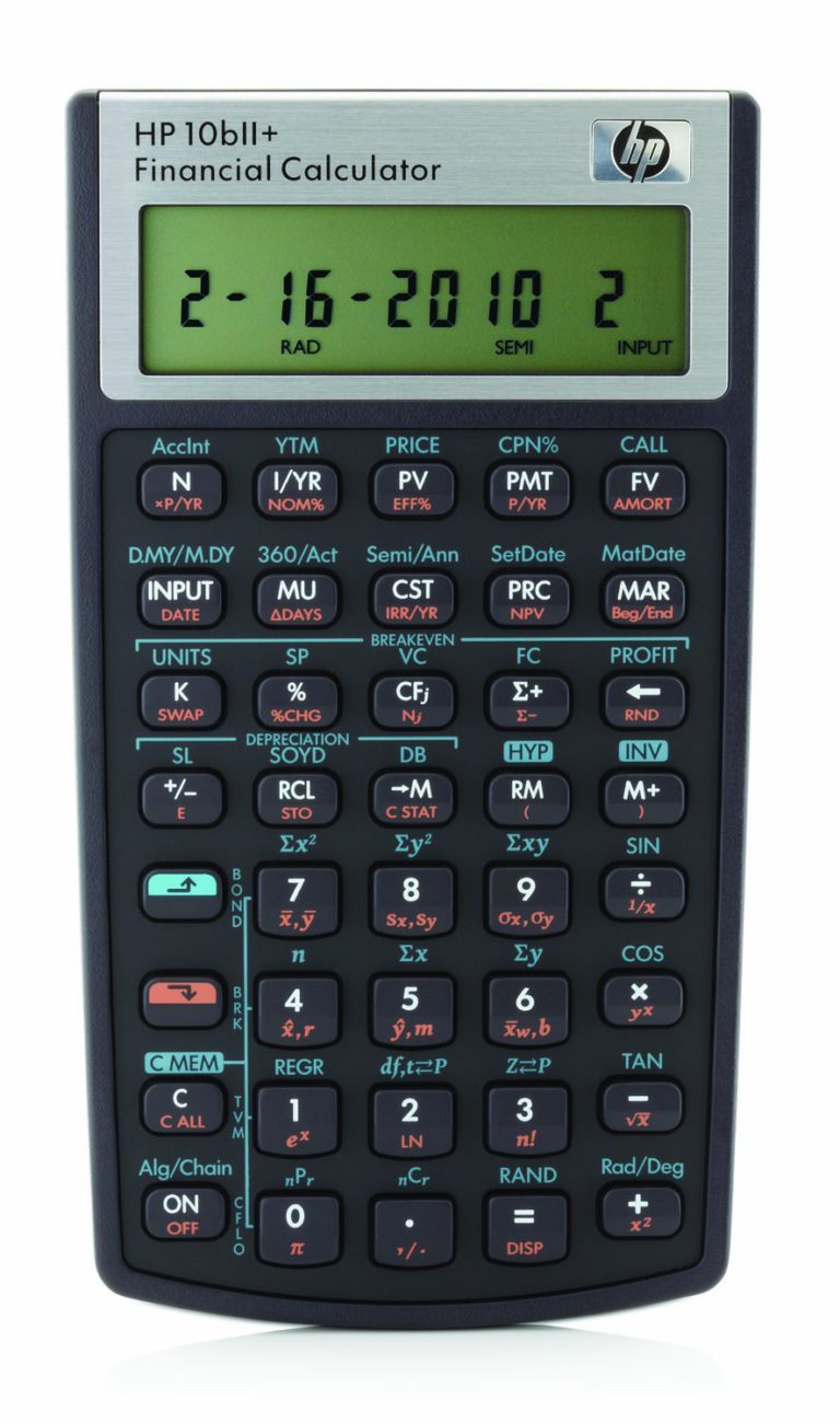 HP 10bII+ Financial Calculator (NW239AA) 1 Pack - $33.95
