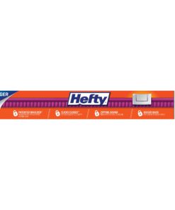 Hefty Slider Jumbo Food Storage Bags - 2.5 Gallon Size, 9 Boxes of 12 Bags (108 Total) 108 Count - $42.95