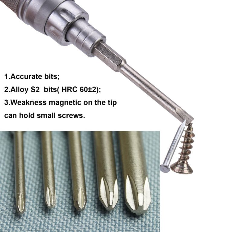 Nanch Small Precision Screwdriver Set with 22 Alloy S2 Steel Bits,Repair Tool Kit for Laptop,Smartphone,iPhone,Jewelry and other Electronics Devices - $25.95