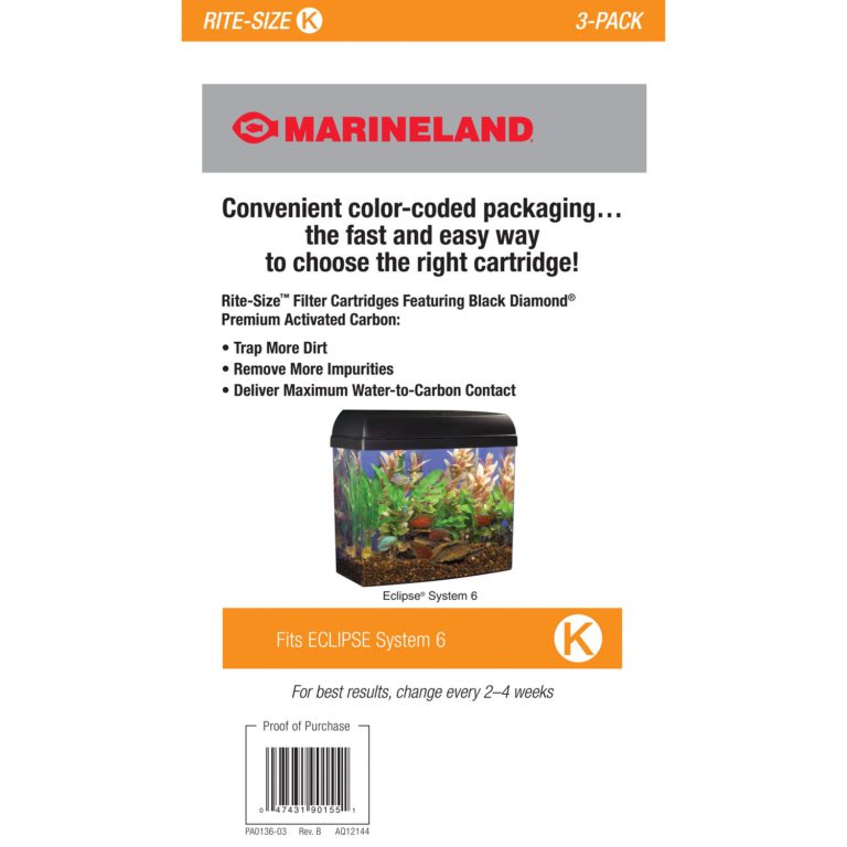 Marineland Rite-Size Penguin Power Filter Cartridges 3-Pack K - Orange - $12.95