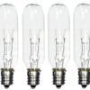 (Pack of 6) 15T6 15 Watt Tubular Light Bulb Candelabra E12 Base Clear Bulb - $37.95