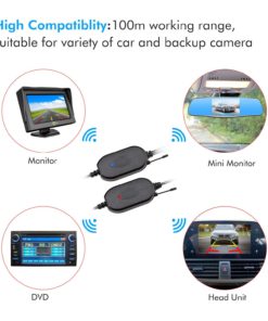 Esky Wireless Color Video Transmitter and Receiver for Vehicle Backup Camera/Front Car Camera - $19.95