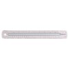 Westcott Finger Grip Ruler, Smoke Plastic, Inches and Metric, 12-Inch (00402) Single - $16.95