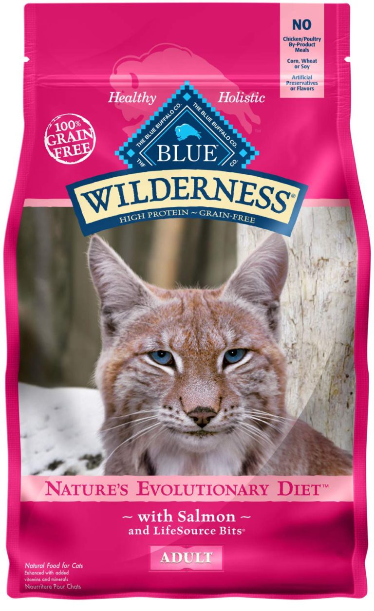 Blue Buffalo Wilderness High Protein Grain Free, Natural Adult Dry Cat Food, Salmon 5-Lb 5 lb - $26.95