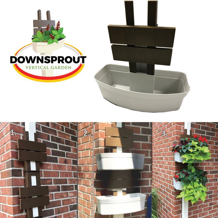 DownSprout 2 Piece Vertical Post Planter - $300.00