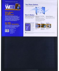WEB WEB11212 High Efficiency 1" Thick Filter, 12 x 12 x 1" (11.63 x 11.63") - $23.95