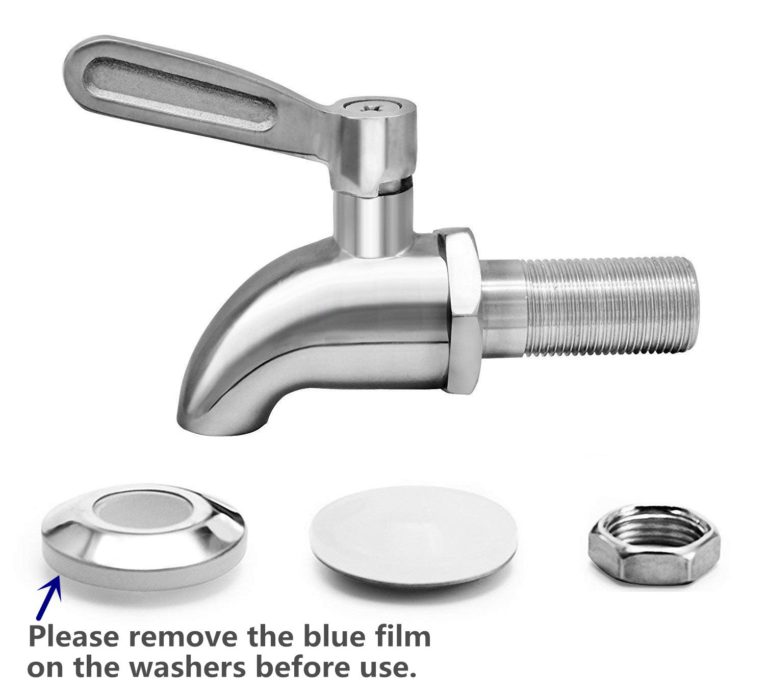 [Updated] More Durable Beverage Dispenser Replacement Spigot,Stainless Steel Polished Finished, Water Dispenser Replacement Faucet, fits Berkey and other Gravity Filter systems as well - $17.95