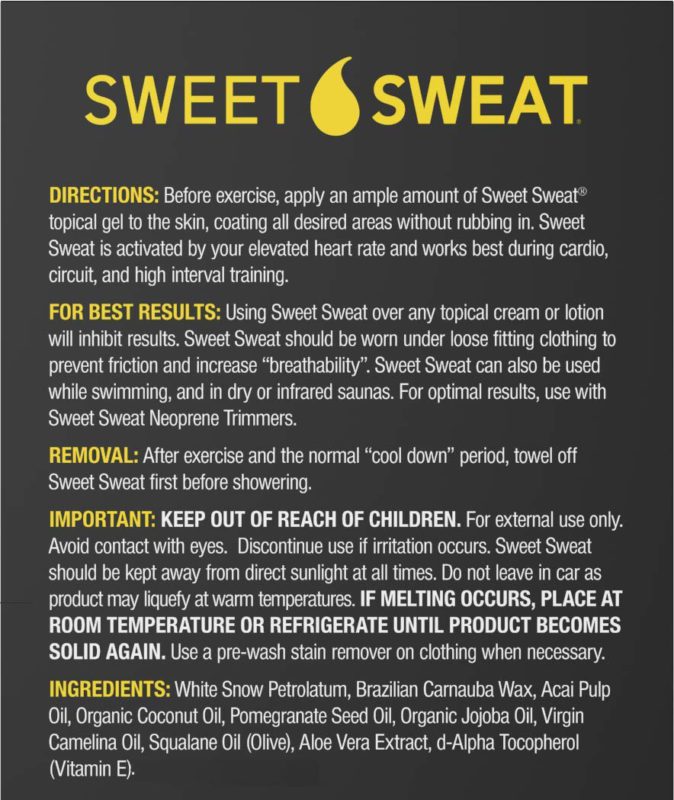 Sweet Sweat 'Workout Enhancer' Gel - Unscented 'XL' Jar (13.5oz) - $46.95