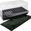 Hydrofarm 7.5 Inch Dome Jump Start CK64060 Hot House with Heat Mat, Tray, 72 Cell Insert, 7.5 11 X 22 Inch - $231.95