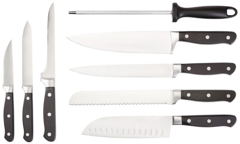 AmazonBasics Premium 9-Piece Knife Block Set - $51.95
