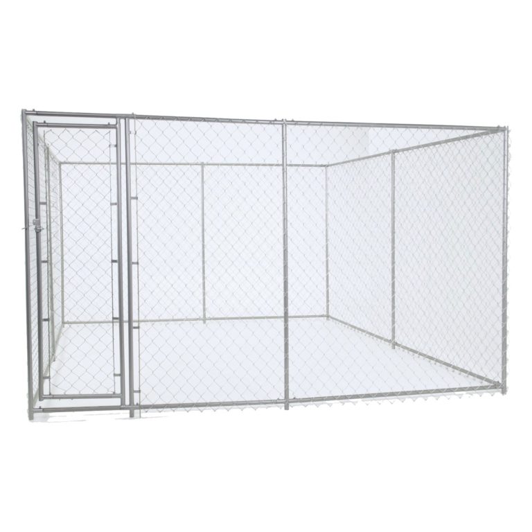 Lucky Dog Chain Link Boxed Kennel 6 x 5 x 15'/10 x 10" - $401.95