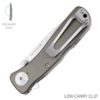 SOG Folding Knife Pocket Knife – Twitch II Spring Assisted Knife w/ 2.65 Inch Tactical Knife Locking Blade and Clip Pocket Knife Handle (TWI8-CP) - $41.95