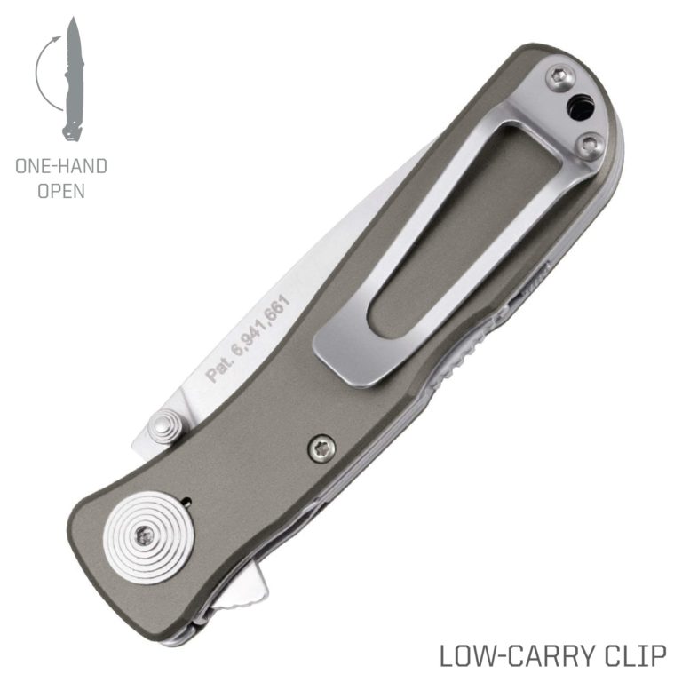 SOG Folding Knife Pocket Knife – Twitch II Spring Assisted Knife w/ 2.65 Inch Tactical Knife Locking Blade and Clip Pocket Knife Handle (TWI8-CP) - $52.95