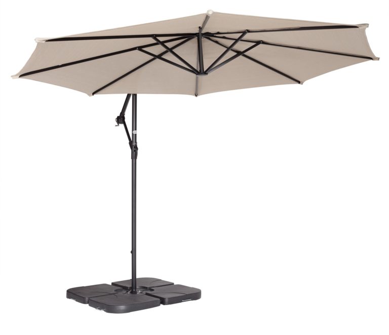 Coolaroo Umbrella Base, Water Base for Backyard and Patio Umbrellas, Pack of 4 Black - $122.95
