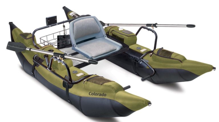 Classic Accessories Colorado Inflatable Pontoon Boat With Motor Mount SAGE /BLACK - $424.95