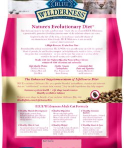 Blue Buffalo Wilderness High Protein Grain Free, Natural Adult Dry Cat Food, Salmon 5-Lb 5 lb - $26.95