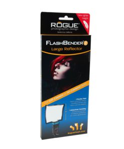 Rogue Photographic Design ROGUERELG2 FlashBender 2 Large Reflector, Bounce Flash, Snoot, Gobo (Black/White) - $46.95