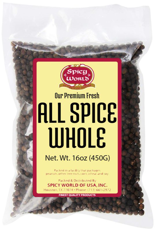 Allspice Whole Berries 1 Pound Bag - by Spicy World (All Spice) - $14.95