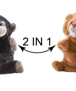 Switch A Rooz Gorilla/Lion Boomer and Roary Plush - $25.95