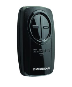 Chamberlain Group KLIK3U-BK Clicker Universal 2-Button Garage Door Opener Remote with Visor Clip, Black - $32.95