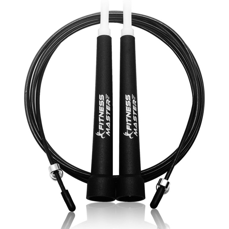 Jump Rope - Best for Speed Jumping, Double Unders, WOD, MMA, Boxing, Skipping Workout, Fitness Exercise Training - Adjustable Length - with Carry case, Spare Screw kit - $11.95