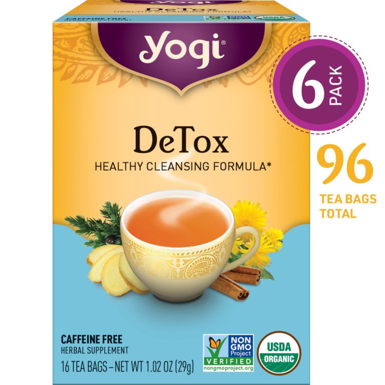 Yogi Tea - DeTox Tea - Healthy Cleansing Formula With Traditional Ayurvedic Herbs - 6 Pack, 96 Tea Bags Total - $29.95