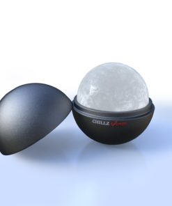 Chillz Extreme Ice Ball Molds - Original & Best Ice Barware Tool Set - 4 Ball Capacity Mold - Makes 2.5 Inch Large Whiskey Ice Balls (Set of 4) Chillz Extreme 4 Pack - $25.95