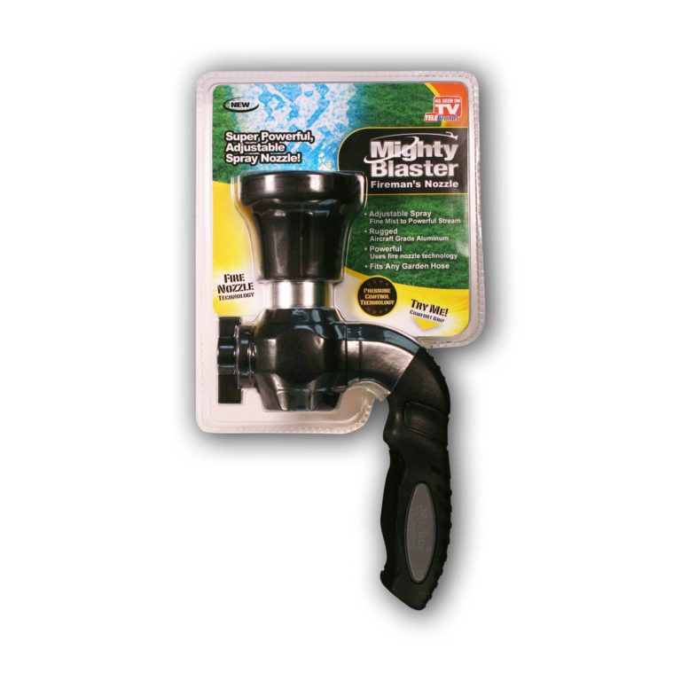 Mighty Blaster Hose Nozzle, Garden Sprayer - by BulbHead - Power Wash and Water Your Lawn Like a Pro! - $28.95
