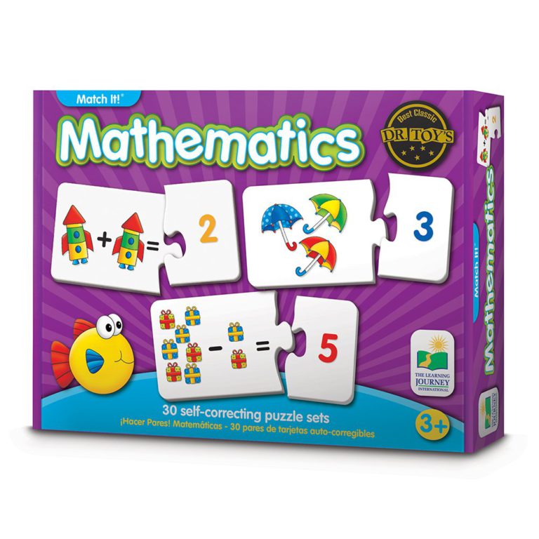 The Learning Journey Match It! Mathematics - STEM Addition and Subtraction Game - Helps to Teach Early Math Facts with 30 Matching Pairs – Preschool Games & Gifts for Boys & Girls Ages 3 and Up - $12.95