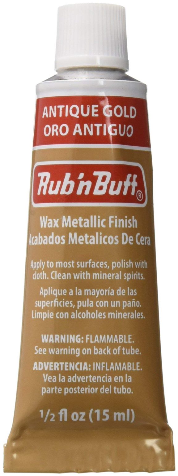 AMACO Rub 'n Buff Wax Metallic Finish, Antique Gold, 0.5-Fluid Ounce - $11.95
