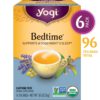 Yogi Tea - Bedtime - Supports a Good Night's Sleep - 6 Pack, 96 Tea Bags Total Pack of 6 - $27.95