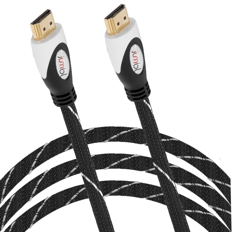 Jumbl High-Speed HDMI Category 2 Premium Cable (25 Feet) Supports 3D & 4K Resolution, Ethernet, 1080P and Audio Return - Nylon Braided Jacket 25 Feet - $16.95