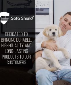Sofa Shield Original Patent Pending Reversible Sofa Slipcover, Dogs, 2" Strap/Hook, Seat Width Up to 70" Furniture Protector, Couch Slip Cover Throw for Pets, Kids, Cats (Sofa: Chocolate/Beige) 70" Sofa - $33.95