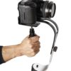 The Official ROXANT PRO Video Camera stabilizer Limited Edition (Midnight Black) with Low Profile Handle for GoPro, Smartphone, Canon, Nikon - or Any Camera up to 2.1 lbs. - Comes with Phone Clamp. - $55.95