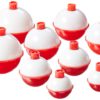 Eagle Claw Snap-On Floats Assortment, 12 Piece 1-Inch/1-1/4-Inch/1-1/2-Inch/1-3/4-Inch Red and White - $38.95