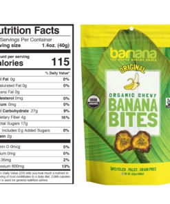 Barnana Organic Chewy Banana Bites - Original - 3.5 Ounce, 3 Pack Bites - Delicious Barnana Potassium Rich Banana Snacks - Lunch Dinner Sports Hiking Natural Snack - Whole 30, Paleo, Vegan 3 Count - $17.95