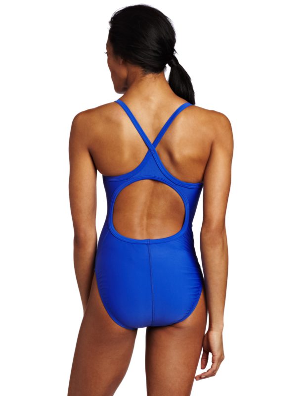 TYR Sport Women's Solid Diamondback Swimsuit 36 Royal - $43.95