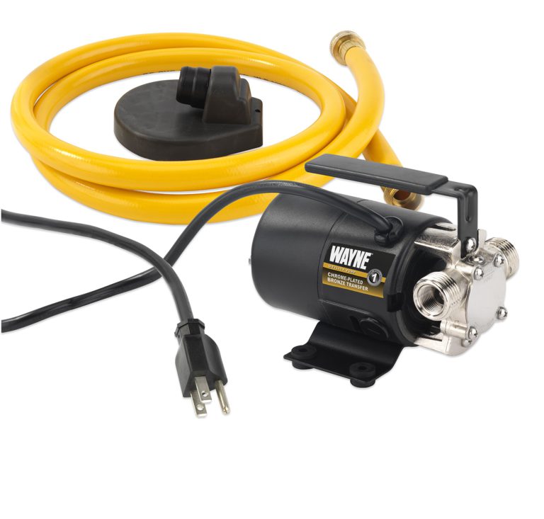 WAYNE PC2 Portable Transfer Water Pump With Suction Hose And Attachment, Black Small - $89.95